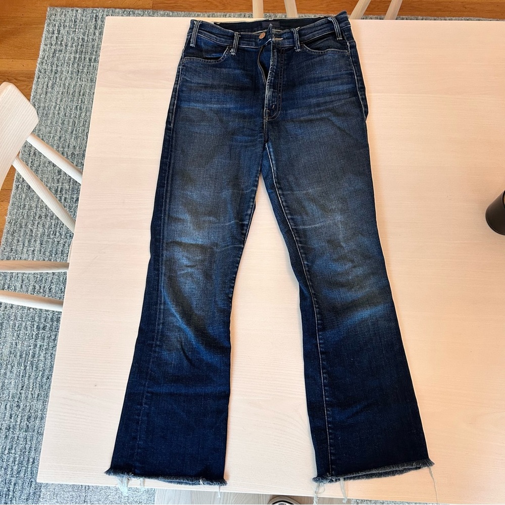Mother the Hustler Ankle Fray Jeans